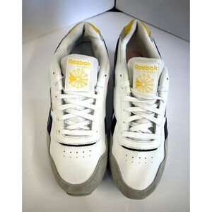 Reebok CL Harman Run LTCL Reebok White/Grey/Yellow Size 9.5
